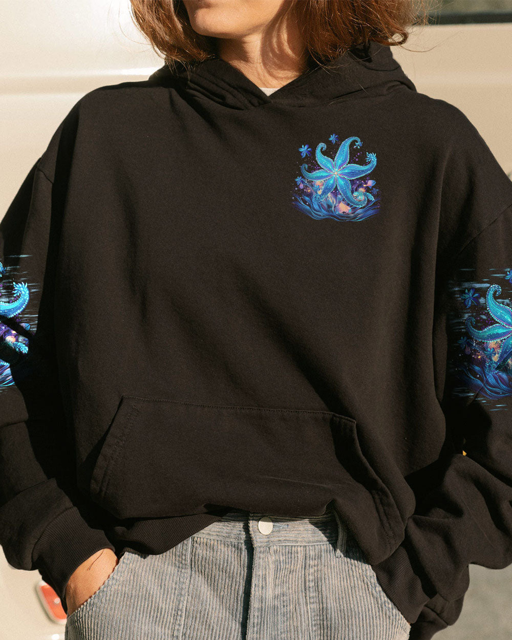 BLISSCORNERS TAKE ME TO THE OCEAN STARFISH ALL OVER PRINT