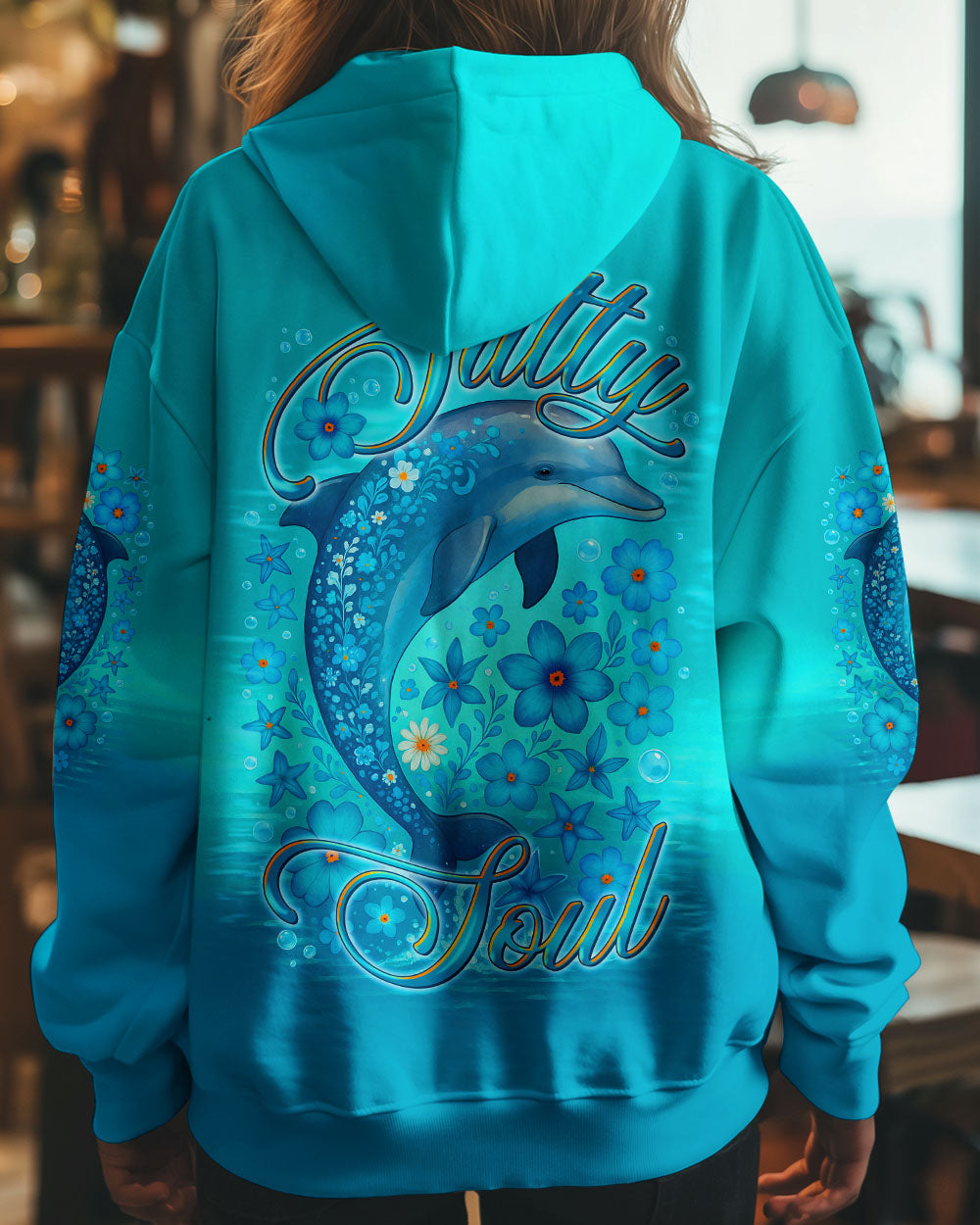 BLISSCORNERS SALTY SOUL DOLPHIN ALL OVER PRINT