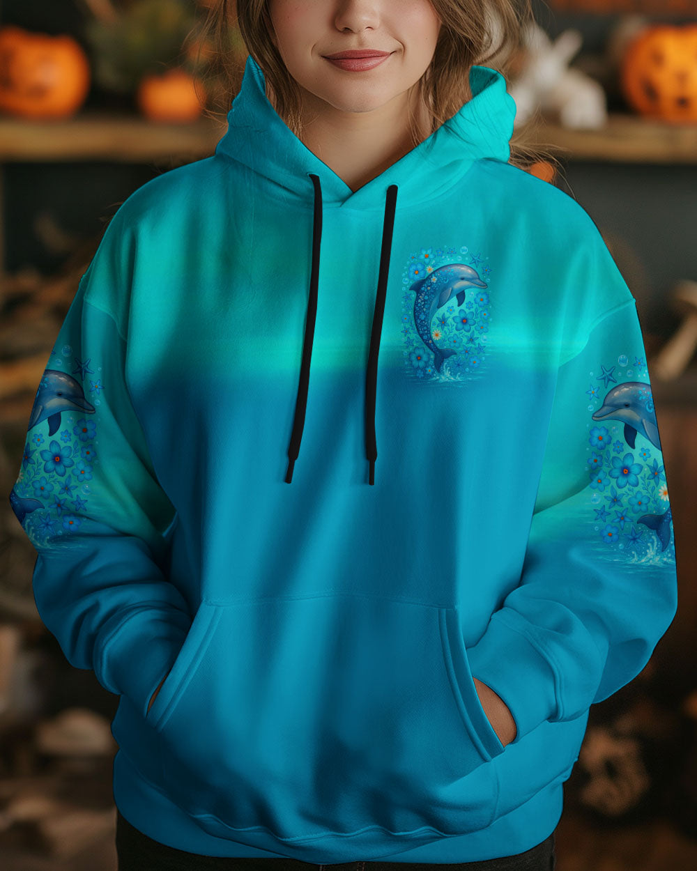 BLISSCORNERS SALTY SOUL DOLPHIN ALL OVER PRINT