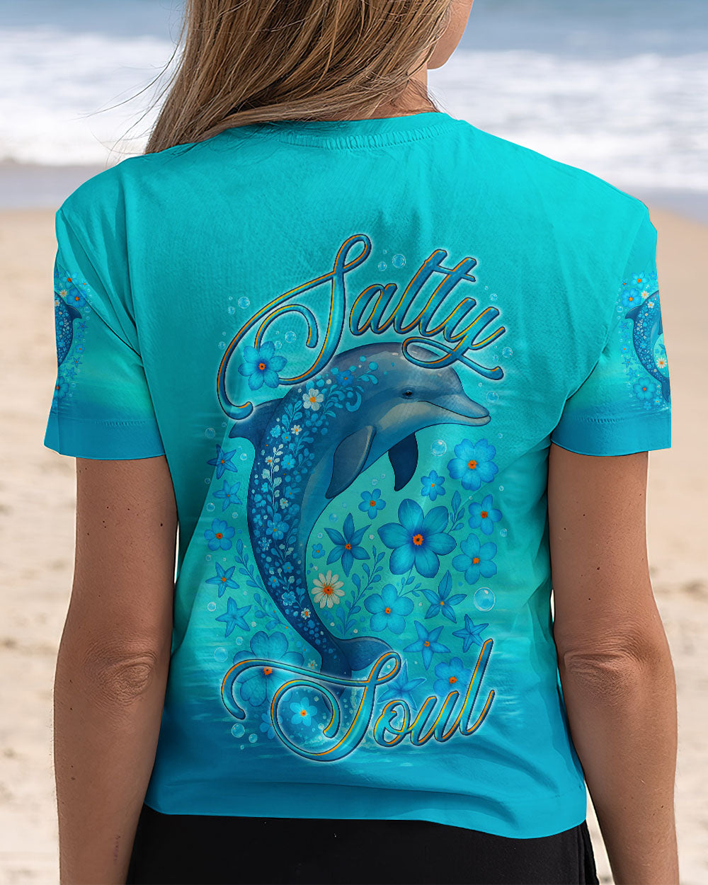 BLISSCORNERS SALTY SOUL DOLPHIN ALL OVER PRINT