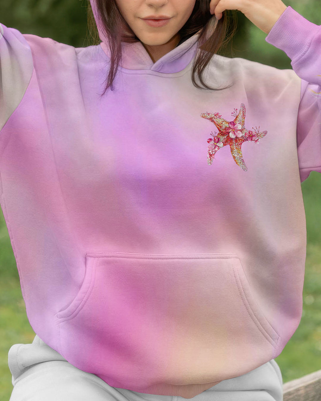 BLISSCORNERS SALTY KISSES AND STARFISH WISHES ALL OVER PRINT
