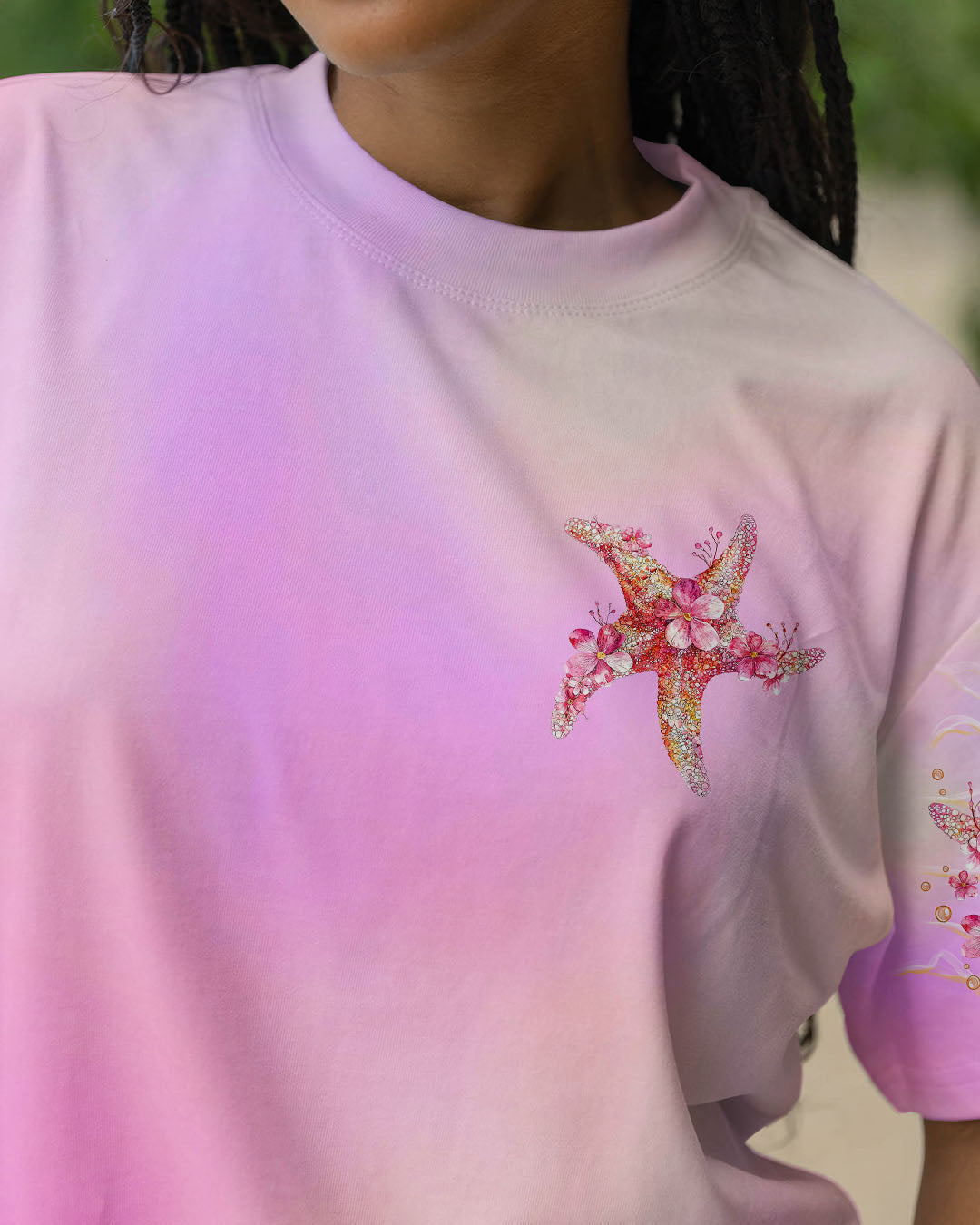 BLISSCORNERS SALTY KISSES AND STARFISH WISHES ALL OVER PRINT