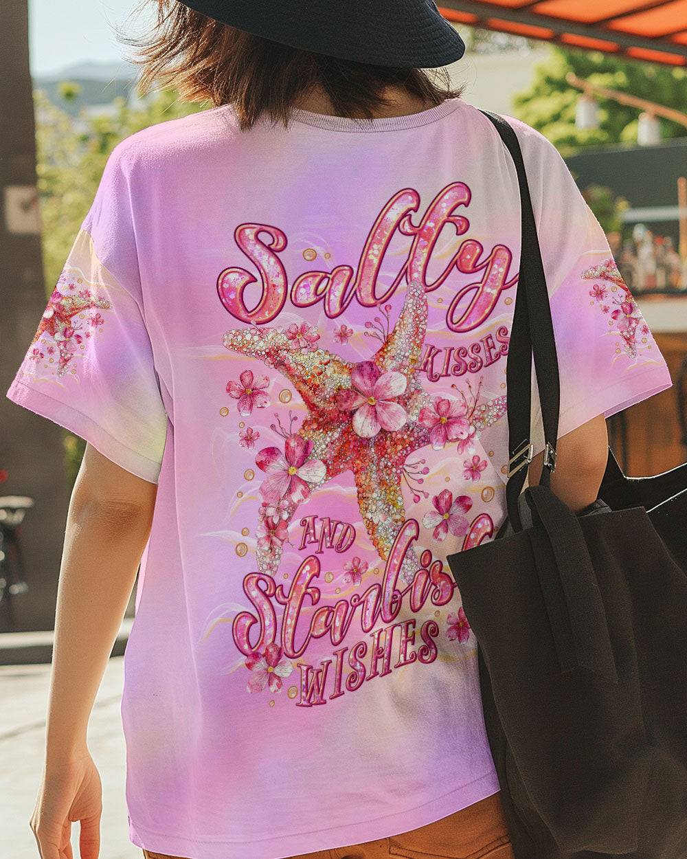BLISSCORNERS SALTY KISSES AND STARFISH WISHES ALL OVER PRINT