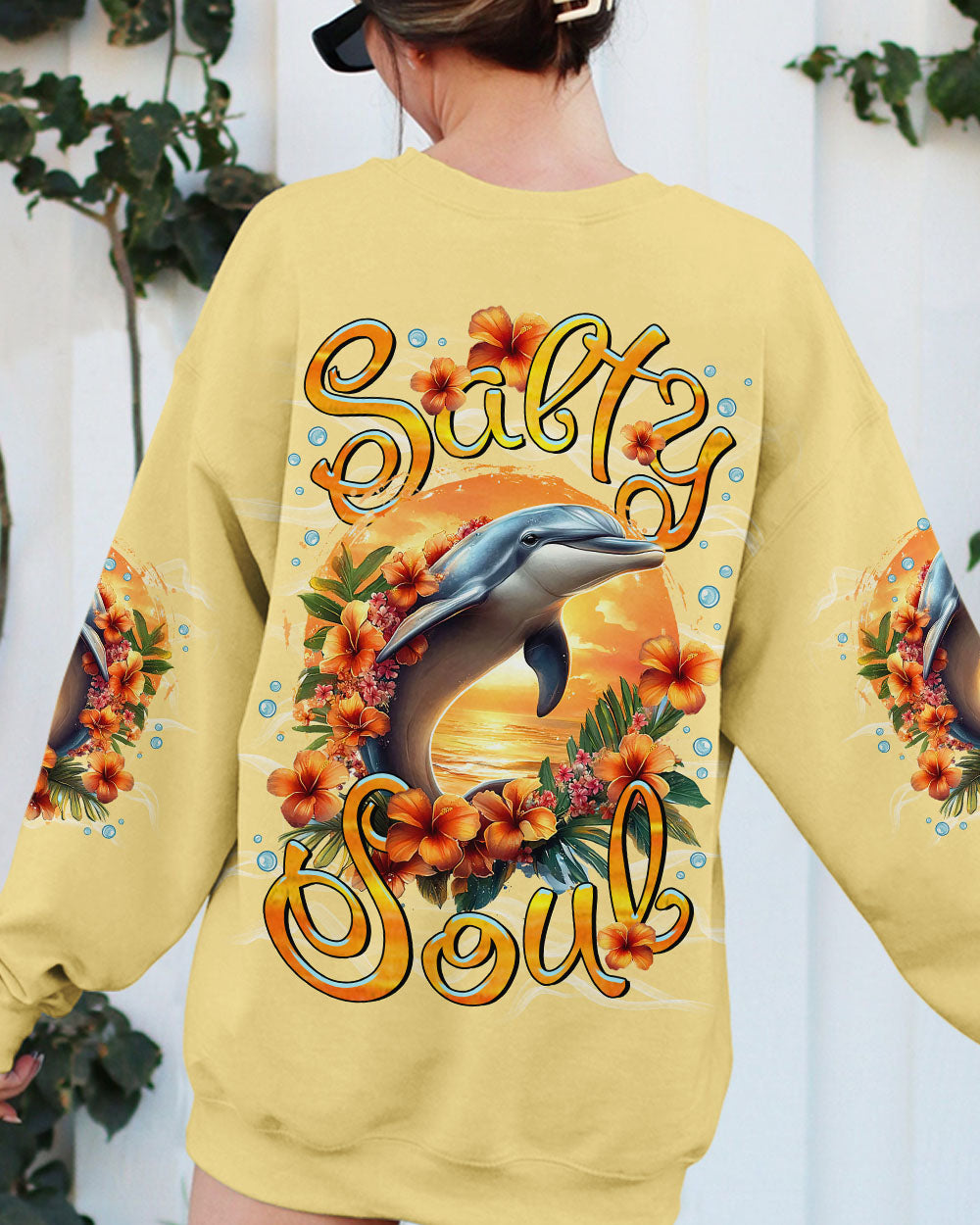 BLISSCORNERS SALTY SOUL DOLPHIN ALL OVER PRINT