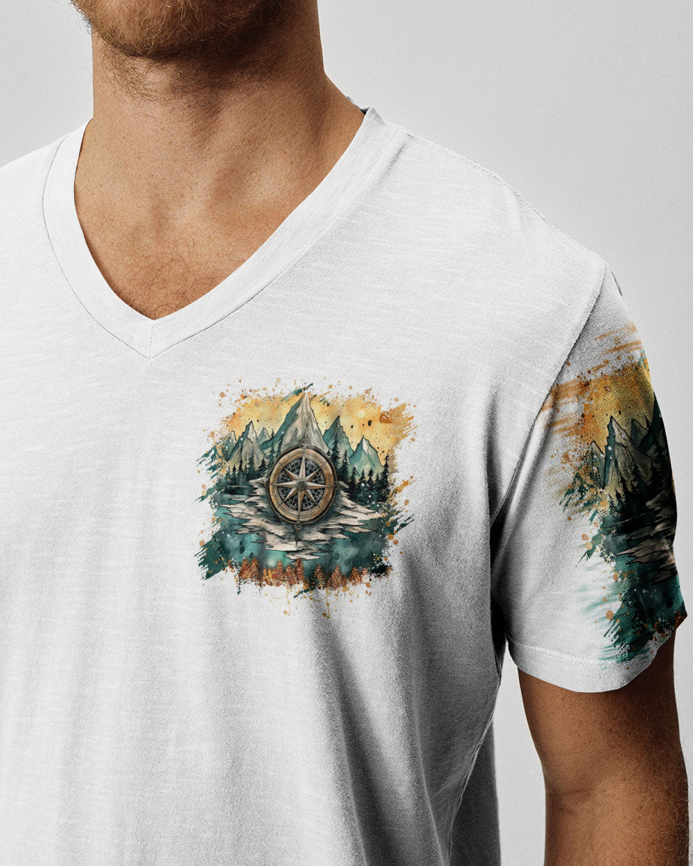 BLISSCORNERS NOT ALL WHO WANDER ARE LOST COMPASS ALL OVER PRINT
