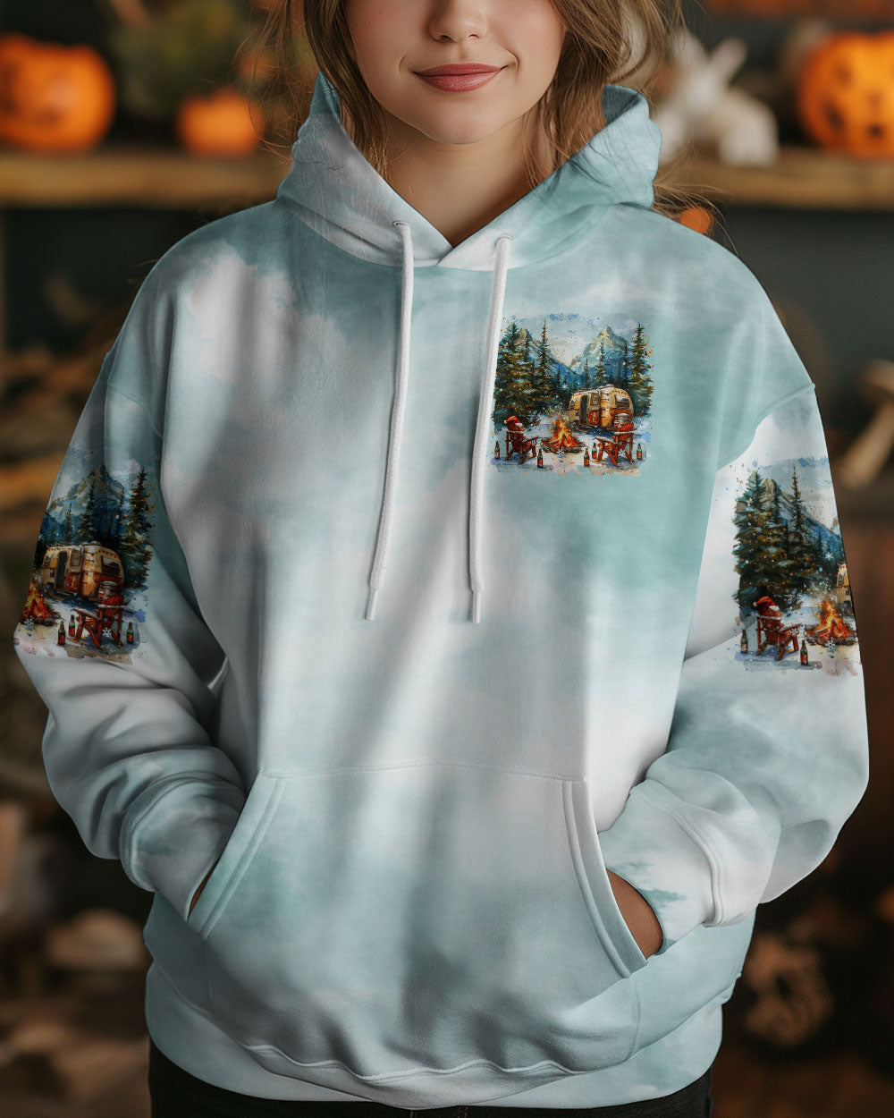 BLISSCORNERS MAKING MEMORIES ONE CAMPFIRE AT A TIME  CHRISTMAS ALL OVER PRINT