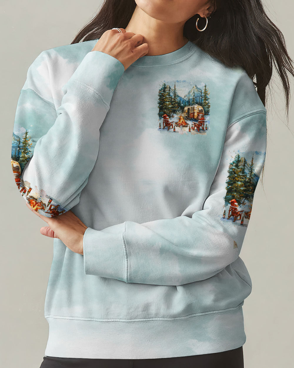 BLISSCORNERS MAKING MEMORIES ONE CAMPFIRE AT A TIME  CHRISTMAS ALL OVER PRINT
