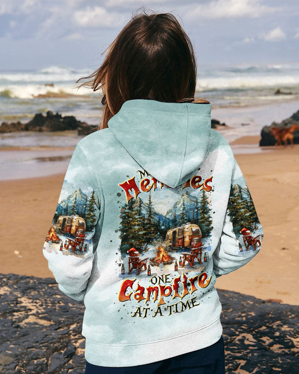 BLISSCORNERS MAKING MEMORIES ONE CAMPFIRE AT A TIME  CHRISTMAS ALL OVER PRINT