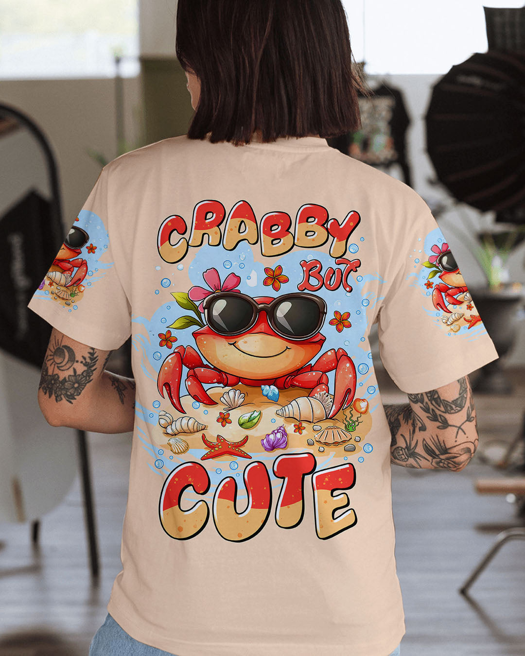 BLISSCORNERS CRABBY BUT CUTE ALL OVER PRINT