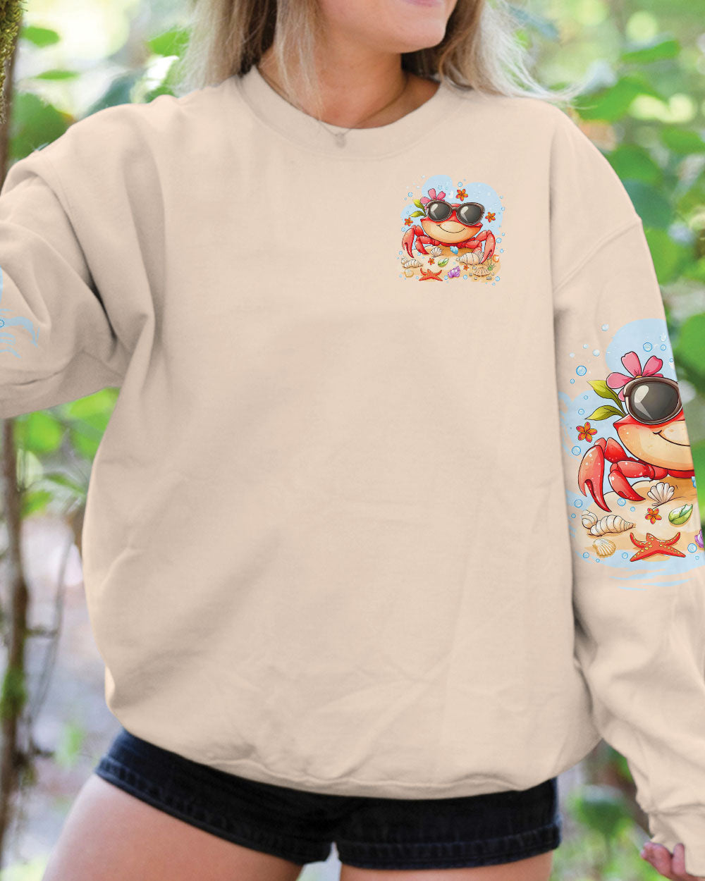 BLISSCORNERS CRABBY BUT CUTE ALL OVER PRINT