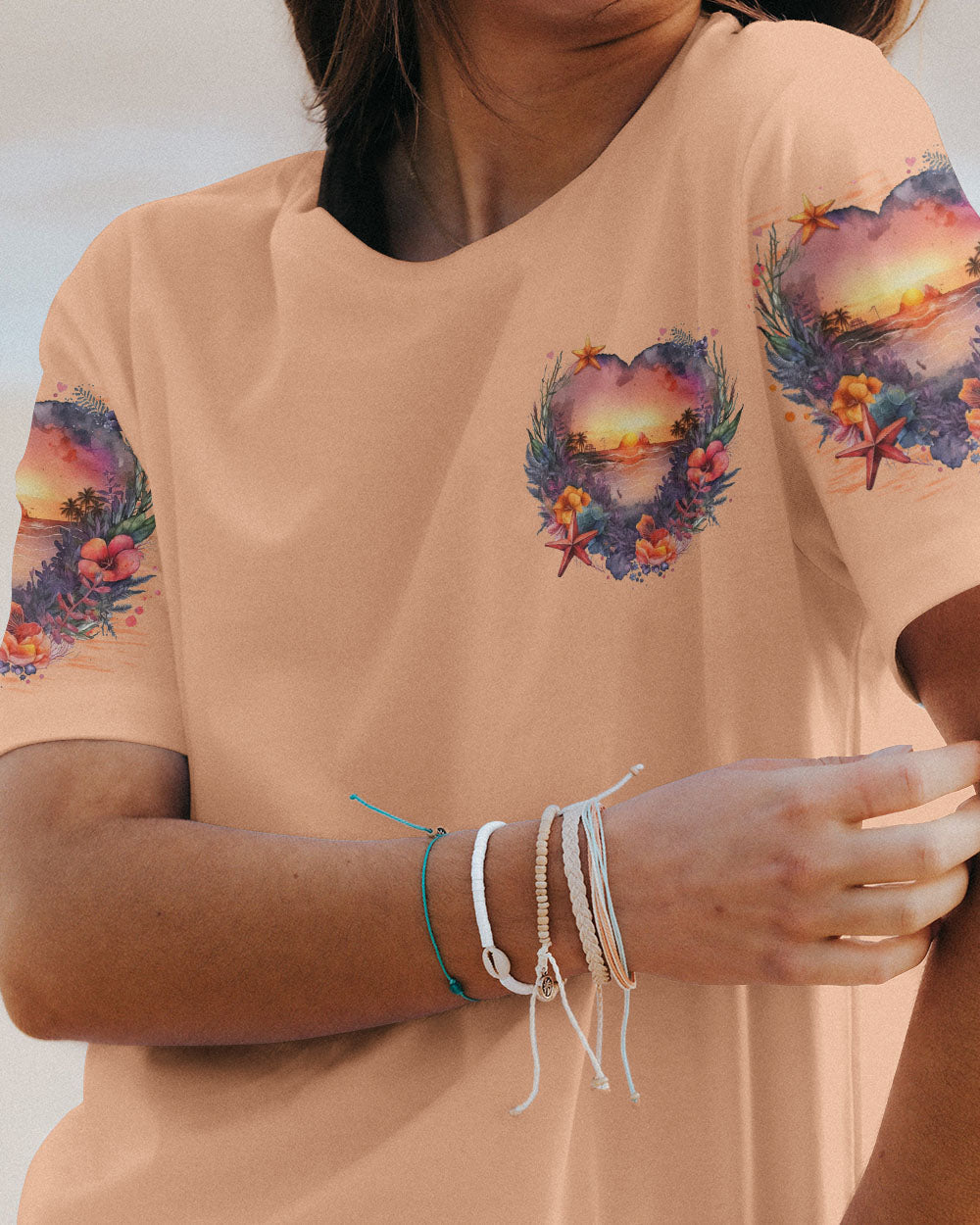 BLISSCORNERS TAKE ME TO THE OCEAN HEART ALL OVER PRINT