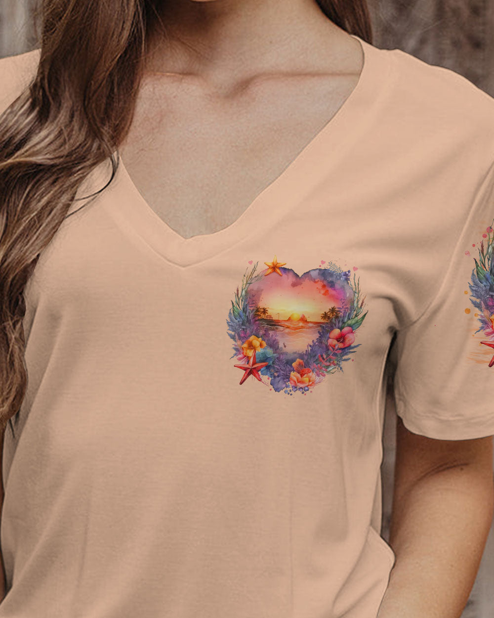 BLISSCORNERS TAKE ME TO THE OCEAN HEART ALL OVER PRINT