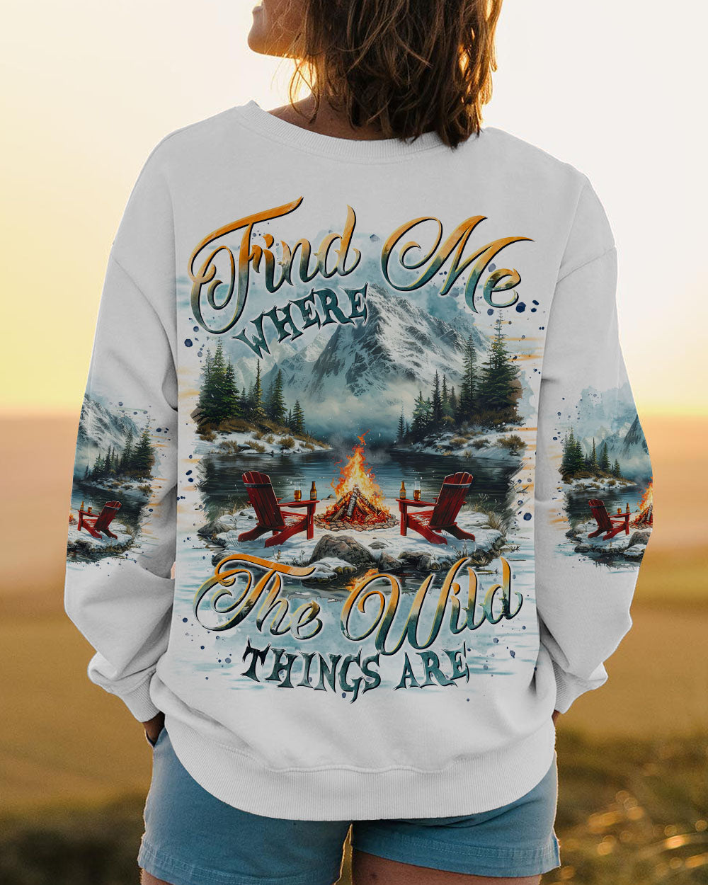 BLISSCORNERS FIND ME WHERE THE WILD THINGS ARE ALL OVER PRINT