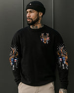 BLISSCORNERS NO BRAGGING UNTIL YOU'REDRAGGING HUNTING ALL OVER PRINT