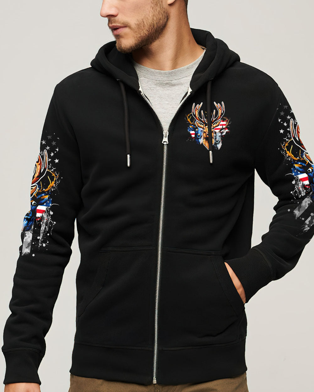 BLISSCORNERS NO BRAGGING UNTIL YOU'REDRAGGING HUNTING ALL OVER PRINT