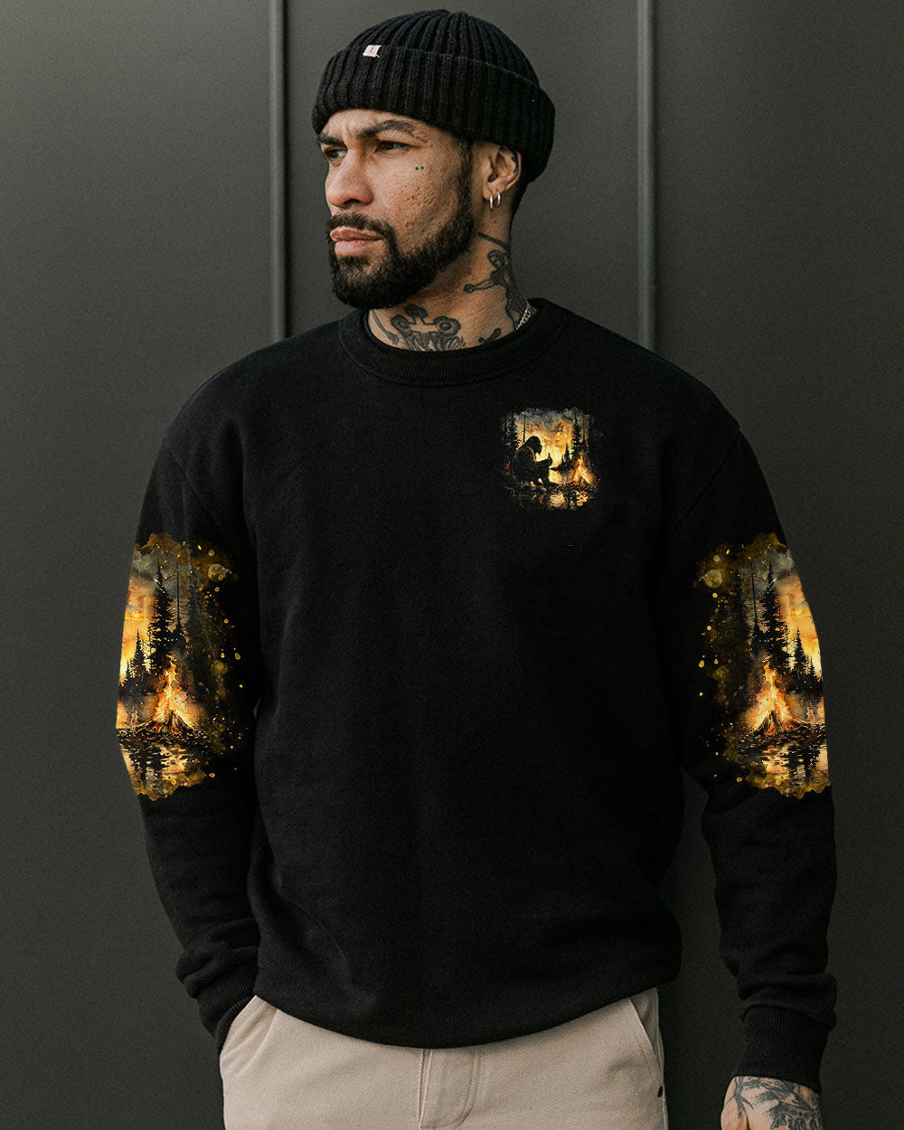 BLISSCORNERS AND INTO THE FOREST I GO BIGFOOT ALL OVER PRINT