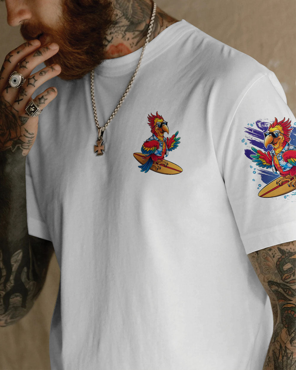 BLISSCORNERS I'M NOT LOUD PARROT ALL OVER PRINT