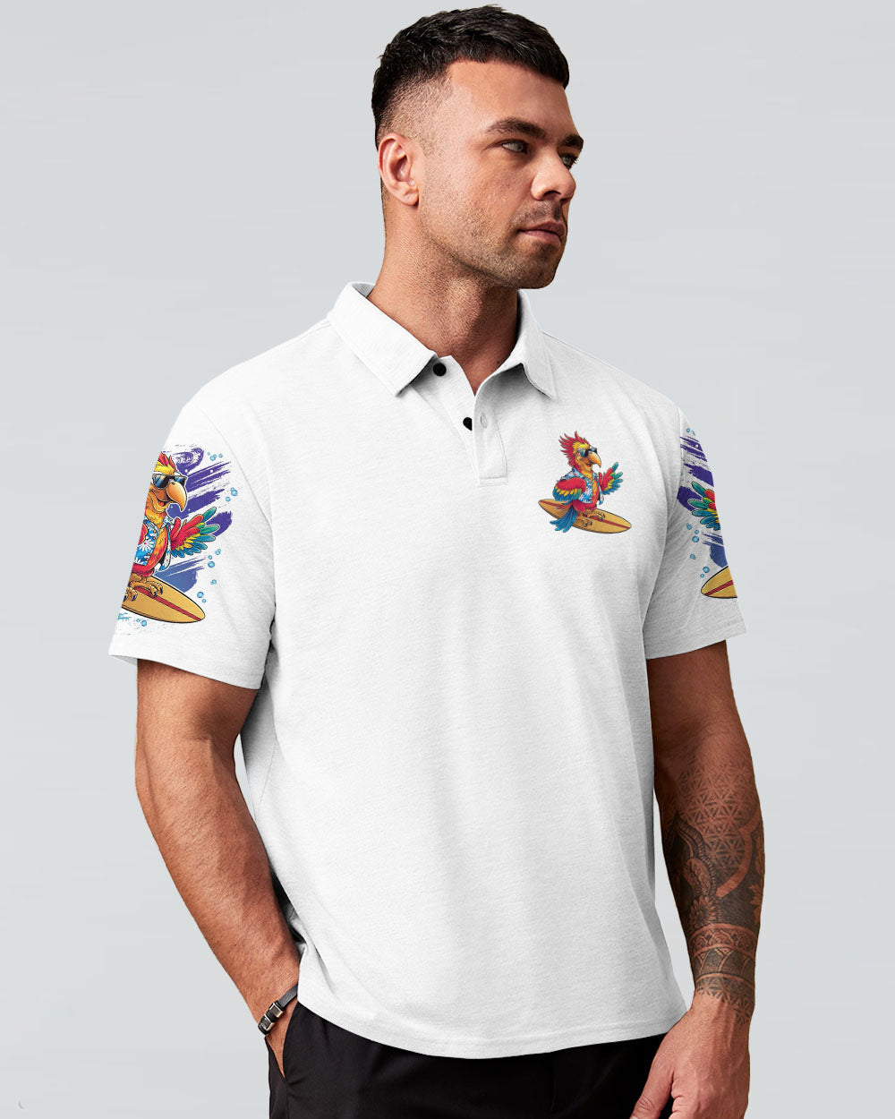 BLISSCORNERS I'M NOT LOUD PARROT ALL OVER PRINT