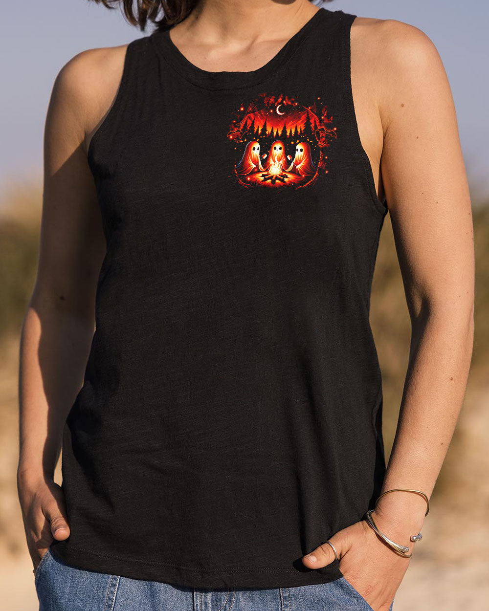 BLISSCORNERS LET'S GET TOASTED BOOS HALLOWEEN ALL OVER PRINT