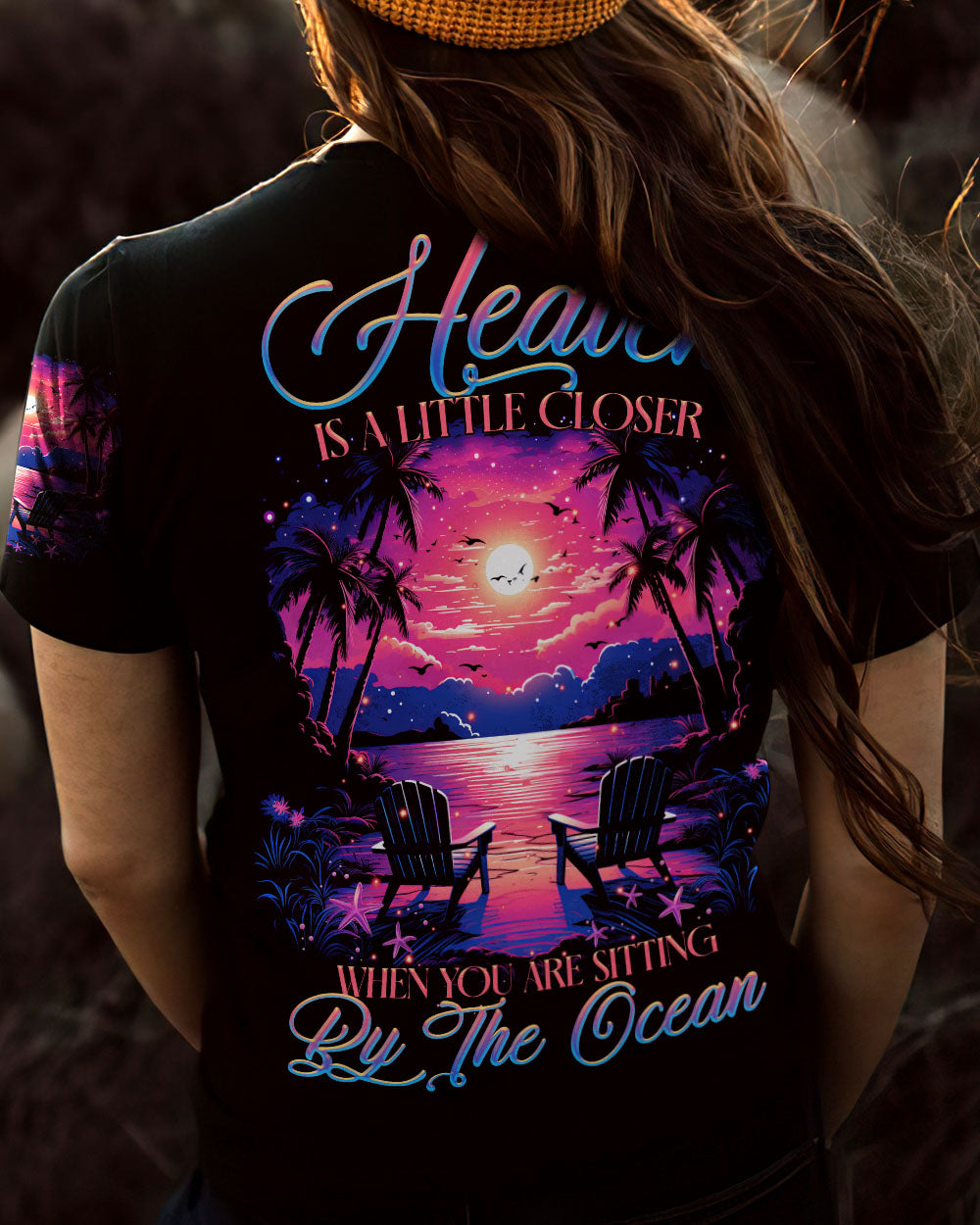 BLISSCORNERS SITTING BY THE OCEAN ALL OVER PRINT