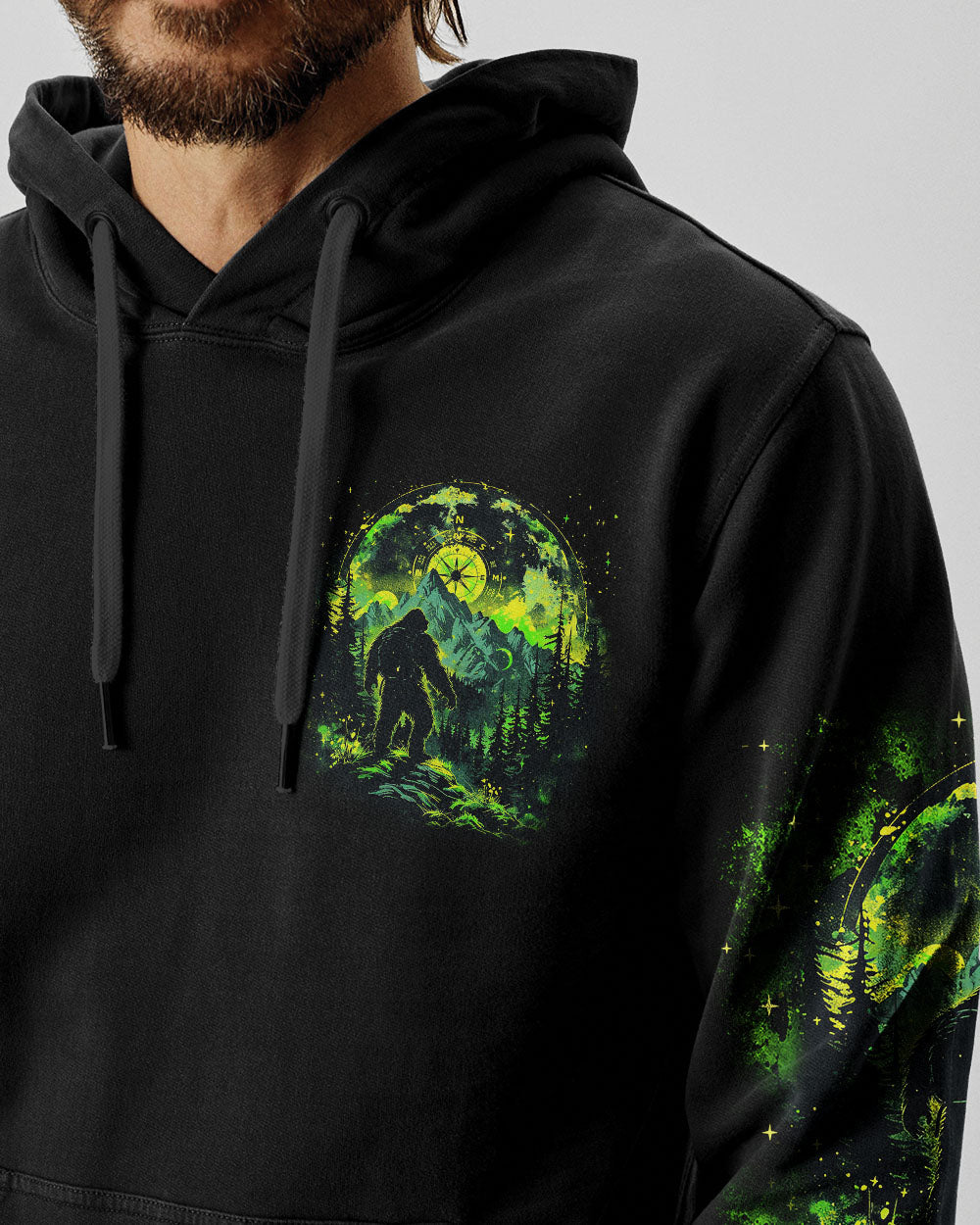 BLISSCORNERS FIND ME WHERE THE WILD THINGS ARE BIGFOOT ALL OVER PRINT