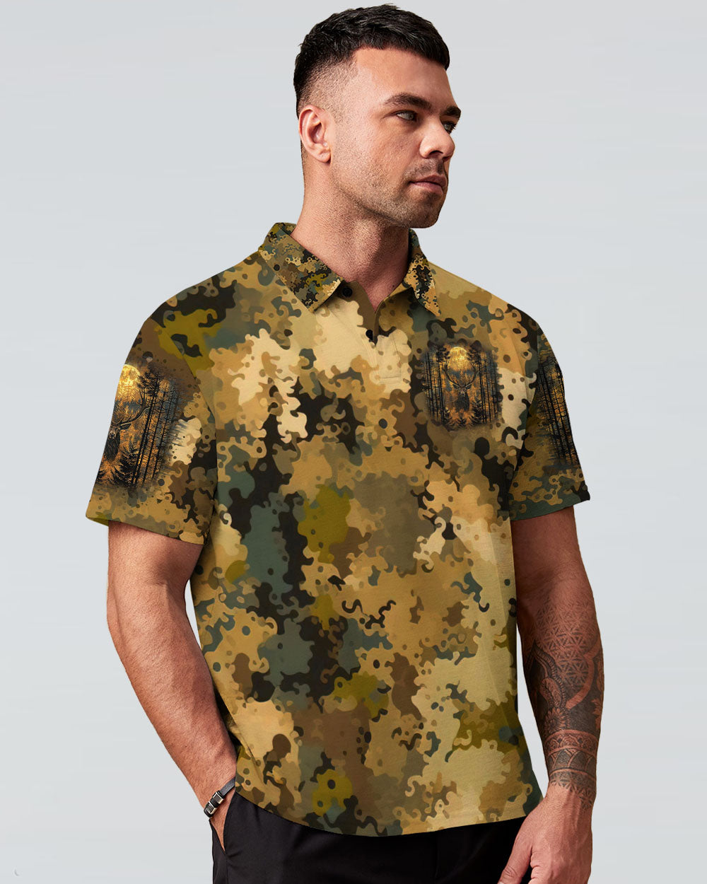 BLISSCORNERS (HOT DEAL) BUCK AROUND AND FIND OUT DEER HUNTING ALL OVER PRINT