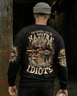 BLISSCORNERS THE CLOSER I GET TO NATURE DEER HUNTING ALL OVER PRINT -TLTR1511242