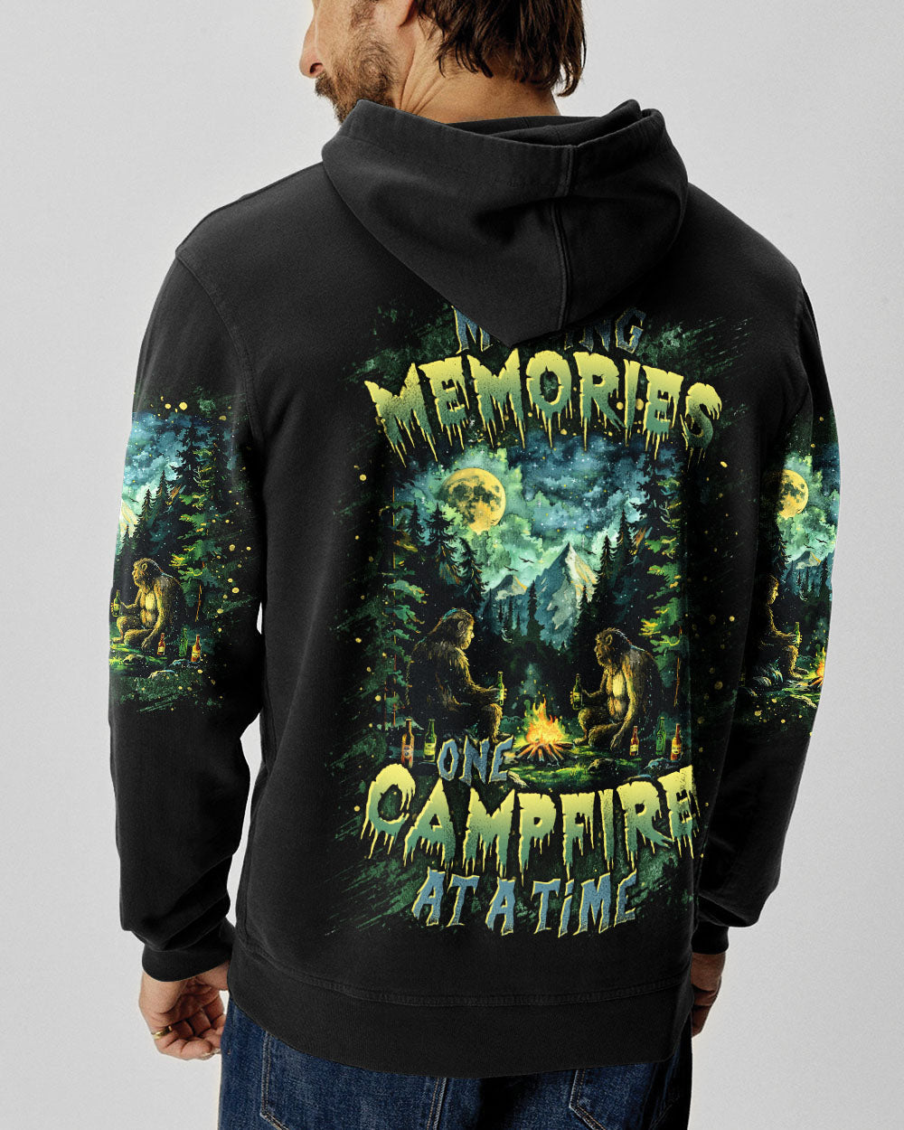BLISSCORNERS MAKING MEMORIES ONE CAMPFIRE AT A TIME BIGFOOT  ALL OVER PRINT