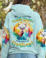 BLISSCORNERS REAL GIRLS GO HUNTING DEER ALL OVER PRINT