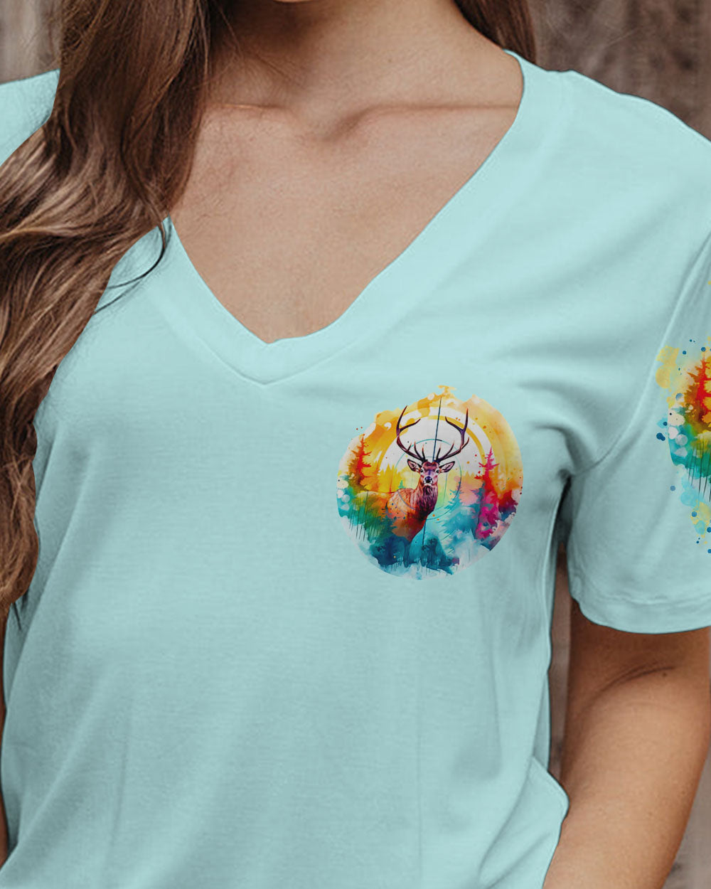 BLISSCORNERS REAL GIRLS GO HUNTING DEER ALL OVER PRINT