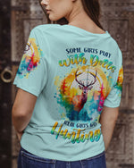 BLISSCORNERS REAL GIRLS GO HUNTING DEER ALL OVER PRINT