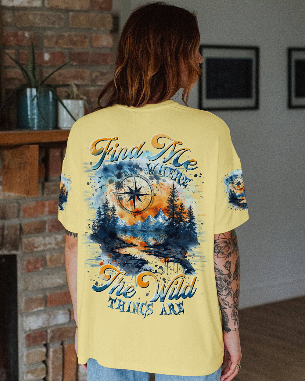 BLISSCORNERS FIND ME WHERE THE WILD THINGS ARE ALL OVER PRINT