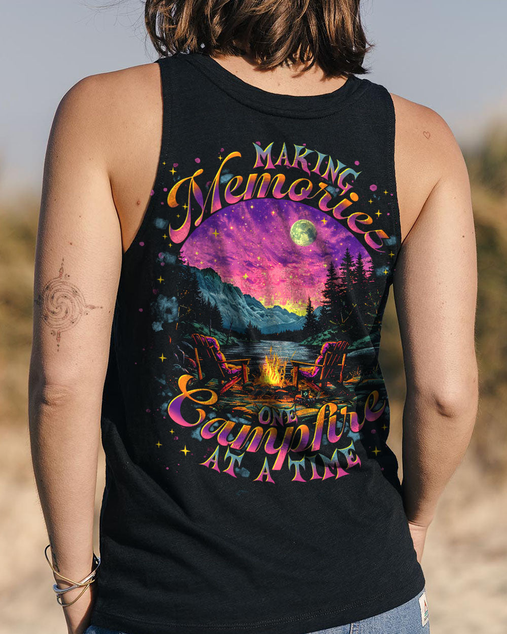 BLISSCORNERS MAKING MEMORIES ONE CAMPFIRE AT A TIME ALL OVER PRINT -  TLTR1902252