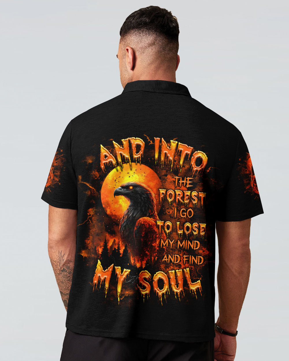 BLISSCORNERS AND INTO THE FOREST I GO EAGLE  ALL OVER PRINT