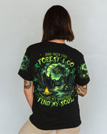 BLISSCORNERS AND INTO THE FOREST I GO ALL OVER PRINT