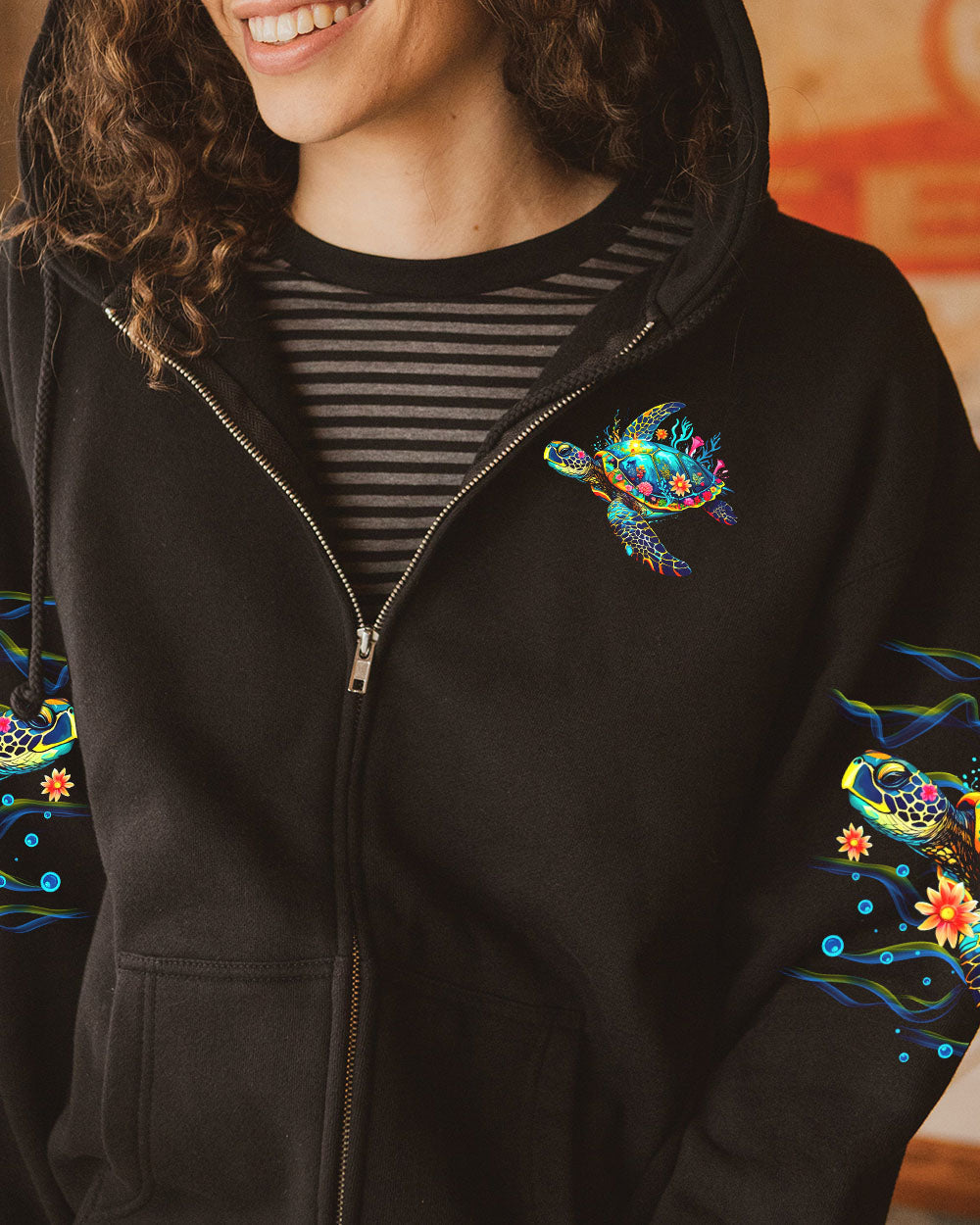 BLISSCORNERS SALTWATER HEALS EVERYTHING TURTLE ALL OVER PRINT
