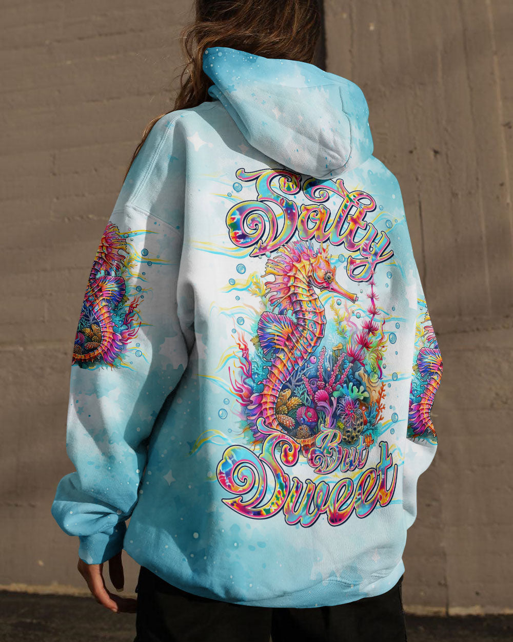 BLISSCORNERS SALTY BUT SWEET SEAHORSE  ALL OVER PRINT