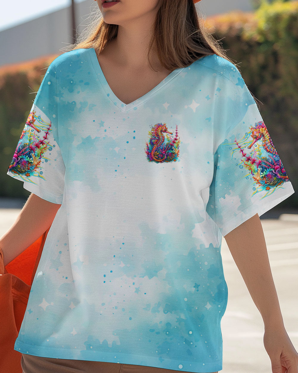 BLISSCORNERS SALTY BUT SWEET SEAHORSE  ALL OVER PRINT