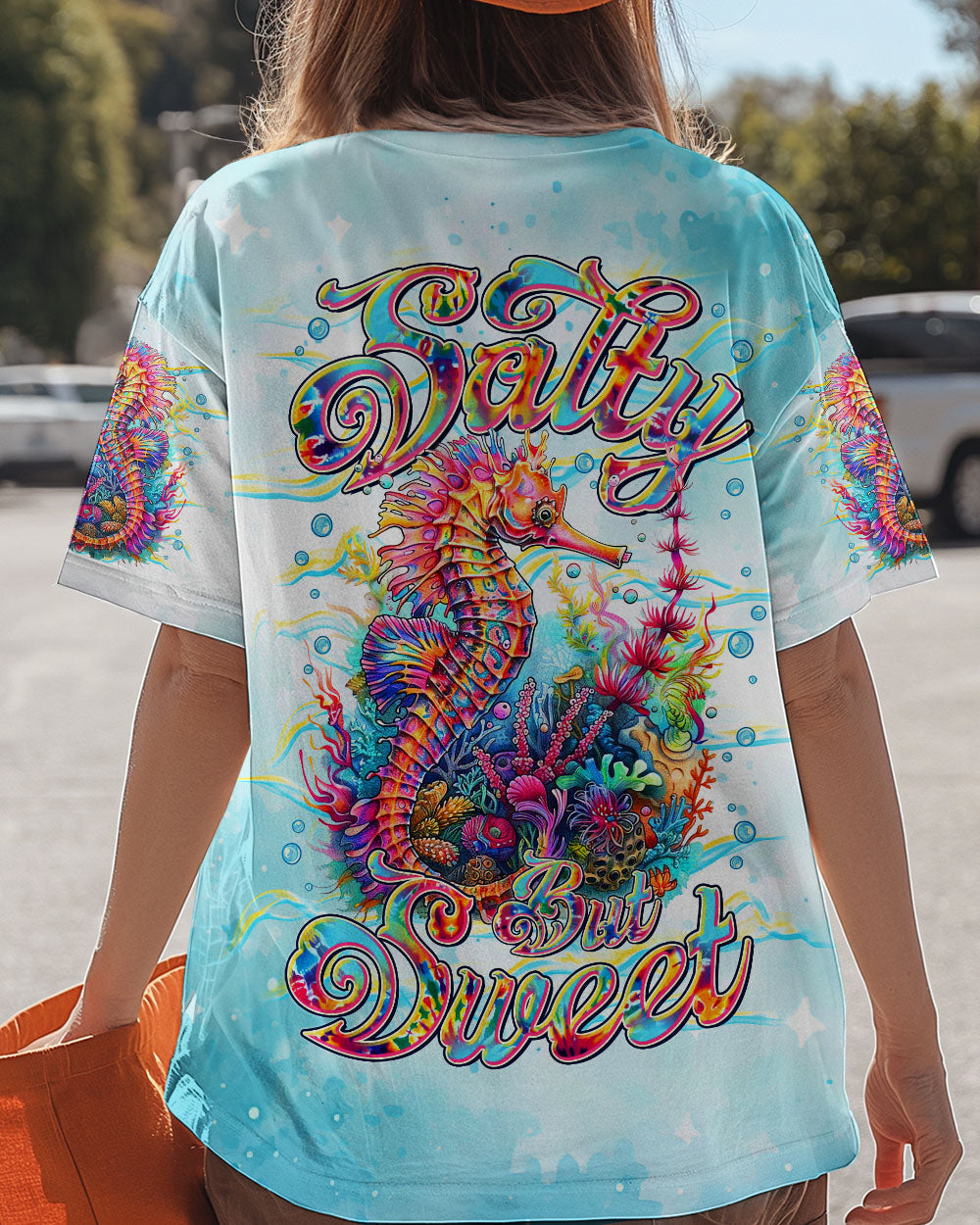 BLISSCORNERS SALTY BUT SWEET SEAHORSE  ALL OVER PRINT