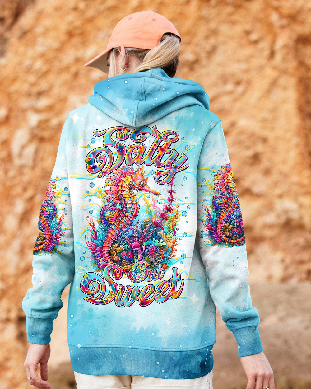 BLISSCORNERS SALTY BUT SWEET SEAHORSE  ALL OVER PRINT