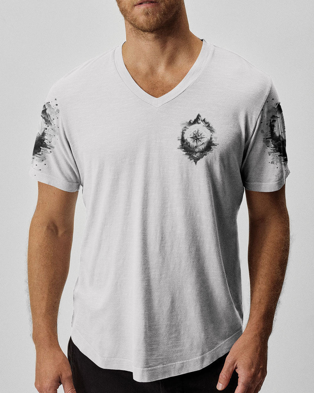 BLISSCORNERS NOT ALL WHO WANDER ARE LOST COMPASS ALL OVER PRINT