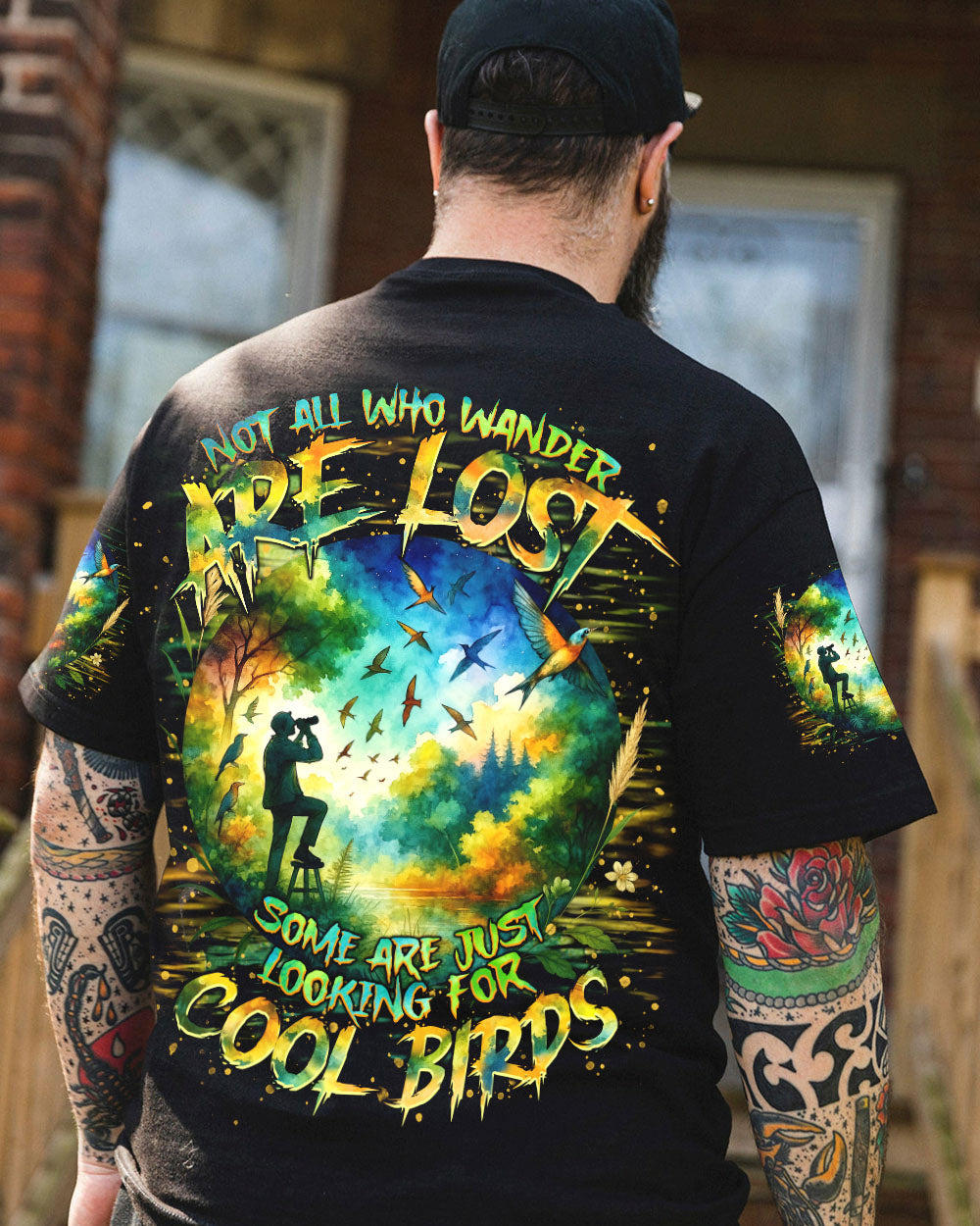 BLISSCORNERS LOOKING FOR COOL BIRDS ALL OVER PRINT
