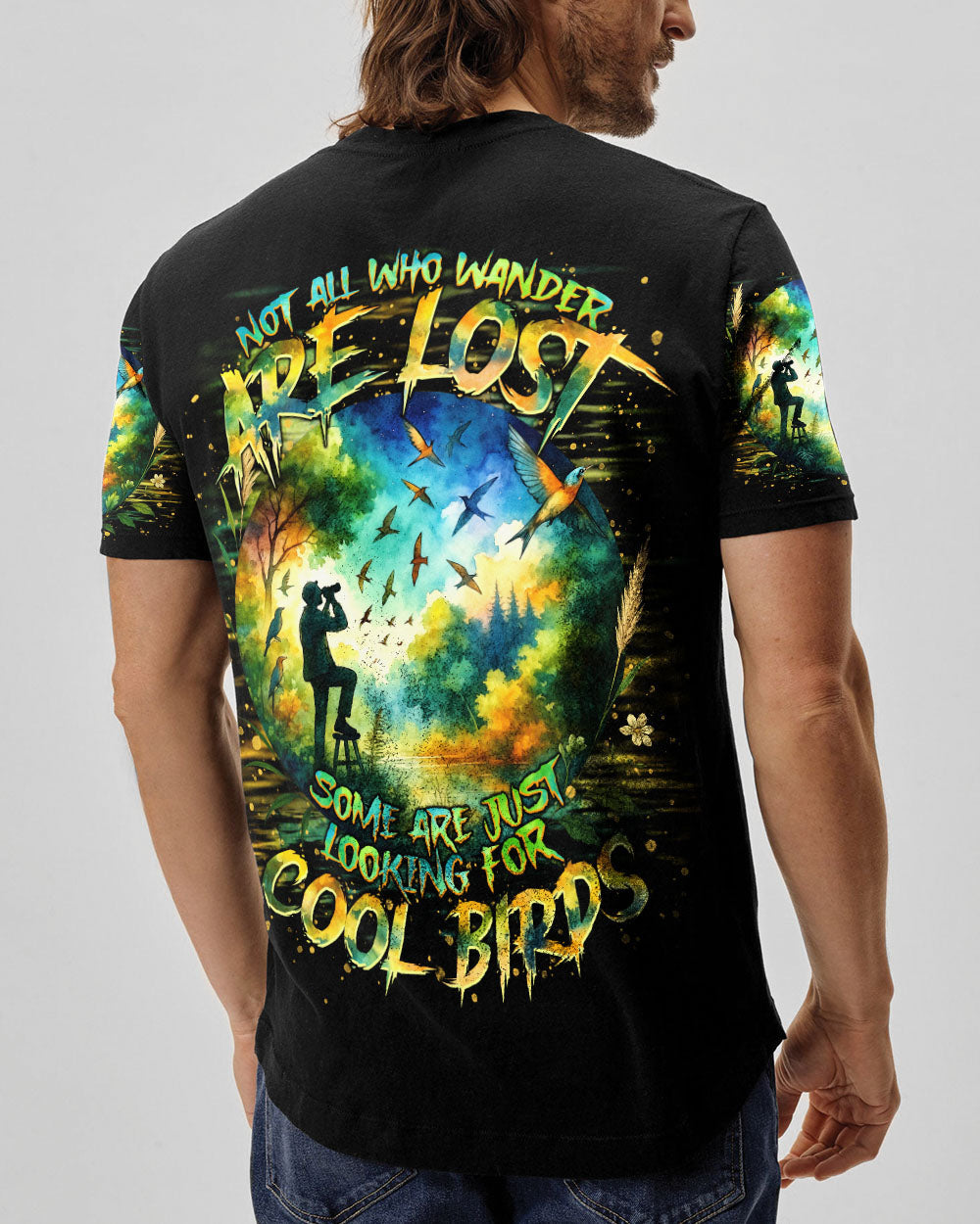 BLISSCORNERS LOOKING FOR COOL BIRDS ALL OVER PRINT