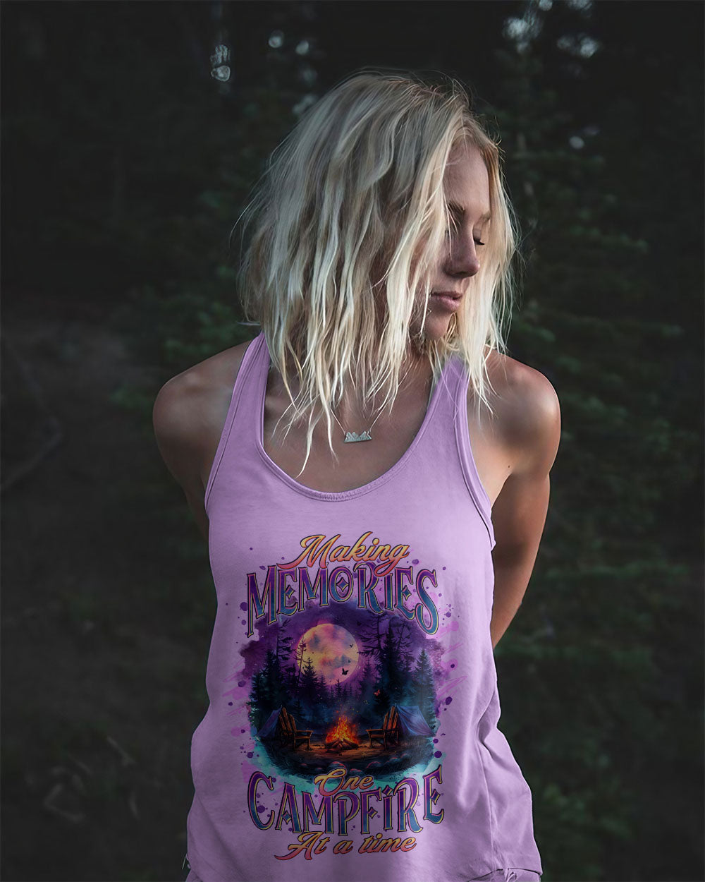 BLISSCORNERS MAKING MEMORIES ONE CAMPFIRE AT A TIME ALL OVER PRINT