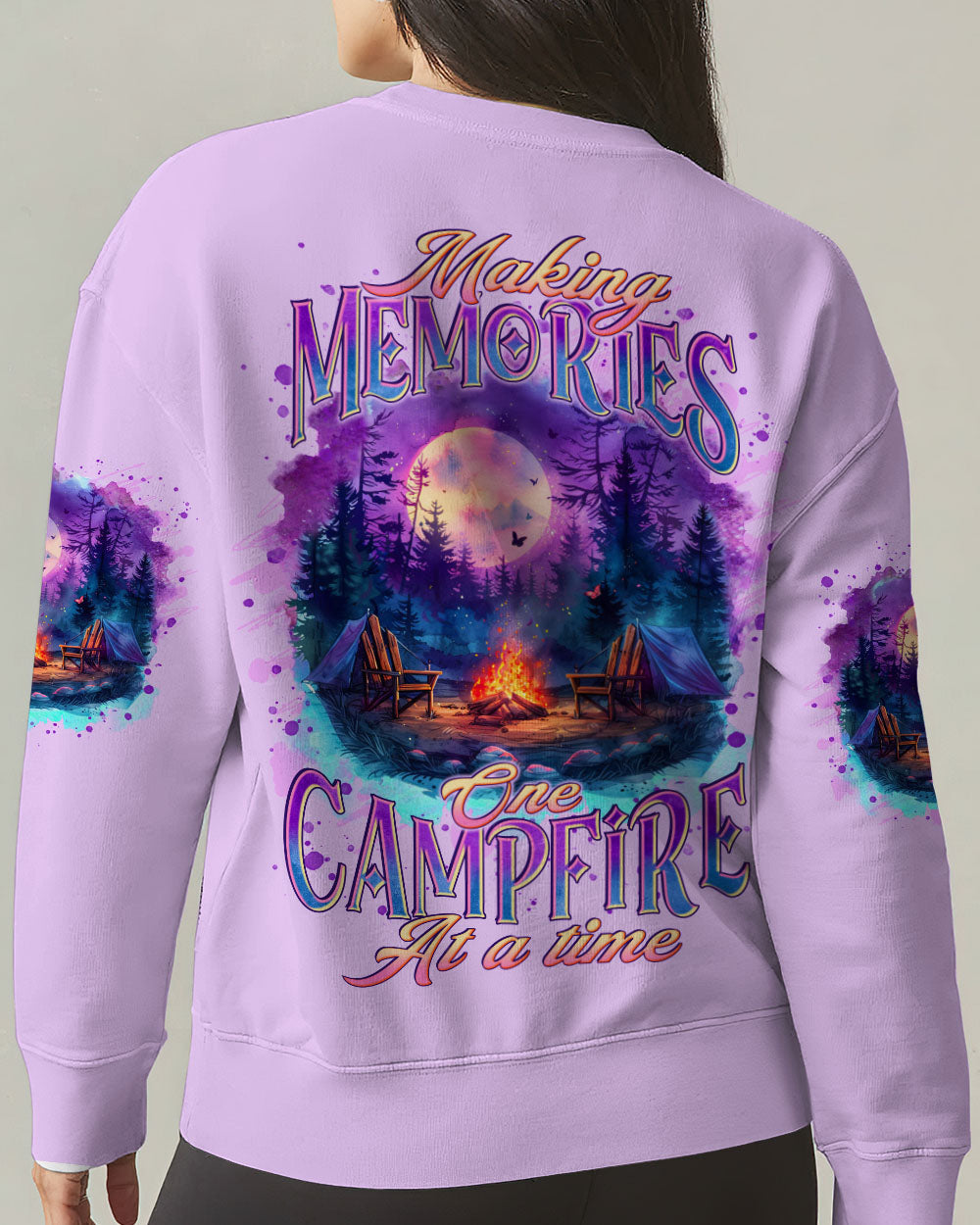 BLISSCORNERS MAKING MEMORIES ONE CAMPFIRE AT A TIME ALL OVER PRINT