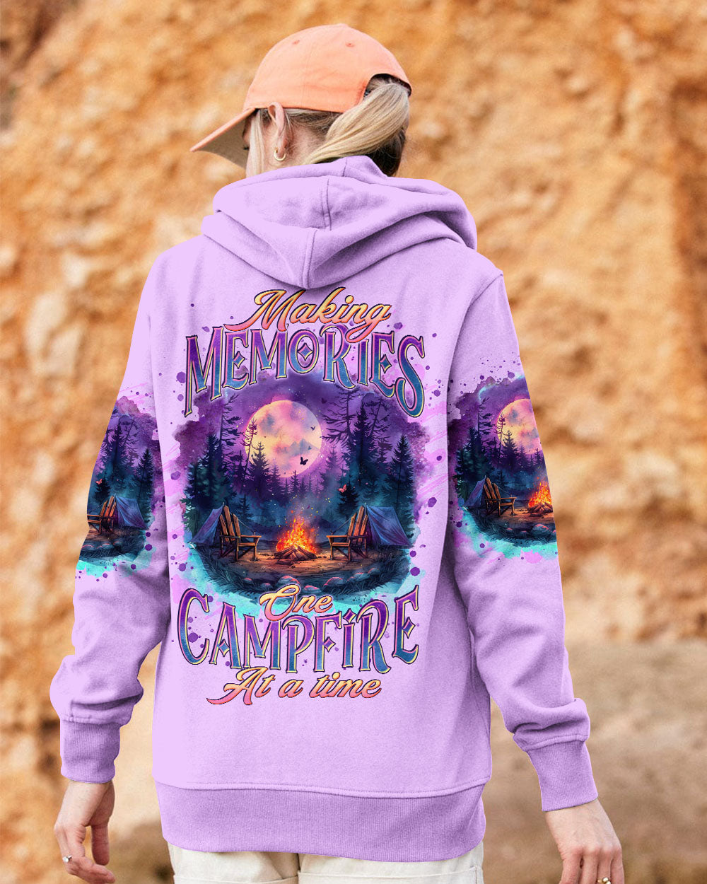 BLISSCORNERS MAKING MEMORIES ONE CAMPFIRE AT A TIME ALL OVER PRINT