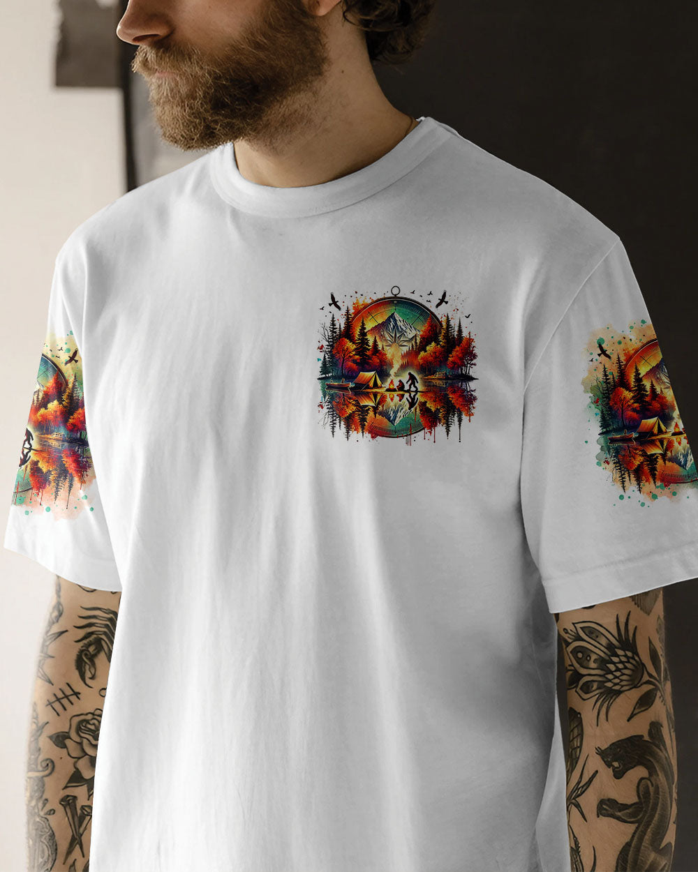 BLISSCORNERS MAKING MEMORIES ONE CAMPFIRE AT A TIME BIGFOOT ALL OVER PRINT