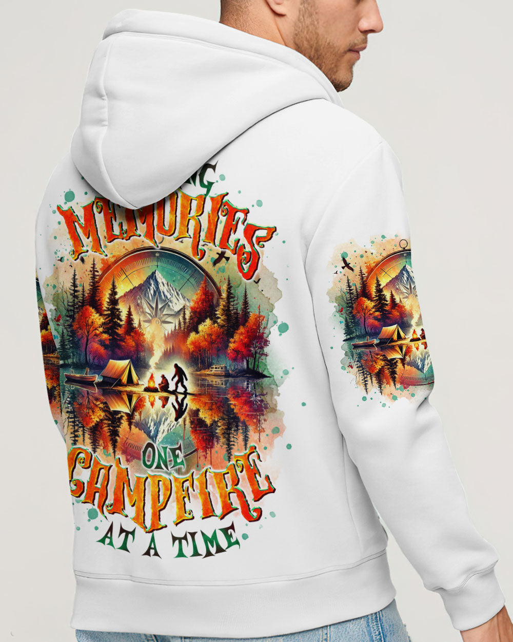 BLISSCORNERS MAKING MEMORIES ONE CAMPFIRE AT A TIME BIGFOOT ALL OVER PRINT