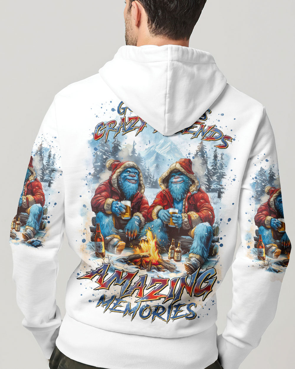 BLISSCORNERS GOOD TIMES CRAZY FRIEND BIGFOOT ALL OVER PRINT -  TLTR2210242