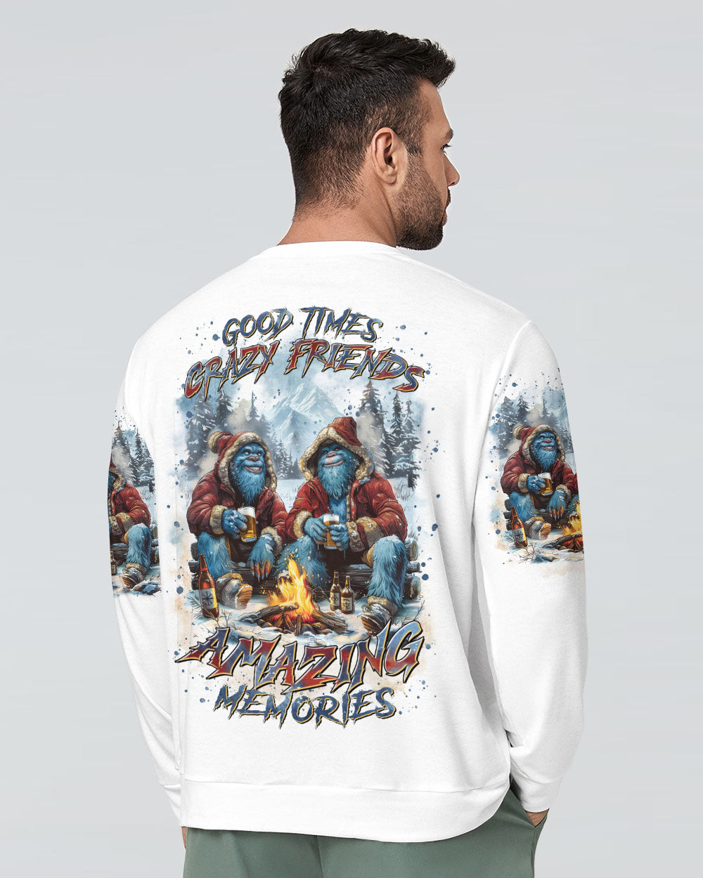 BLISSCORNERS GOOD TIMES CRAZY FRIEND BIGFOOT ALL OVER PRINT -  TLTR2210242